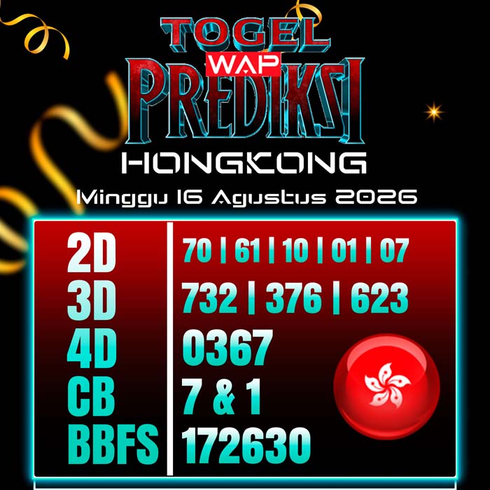 prediksi togel wap HONGKONG 16-Aug-2026