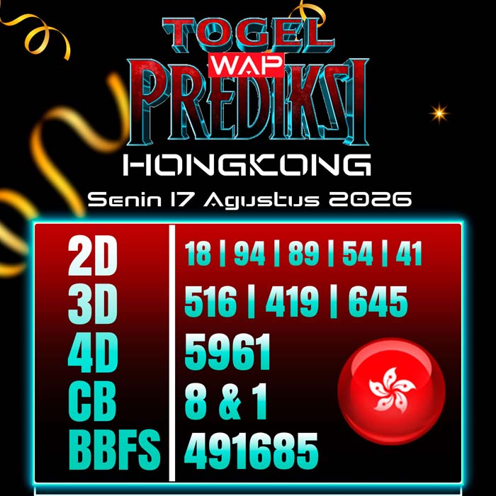 prediksi togel wap HONGKONG 17-Aug-2026