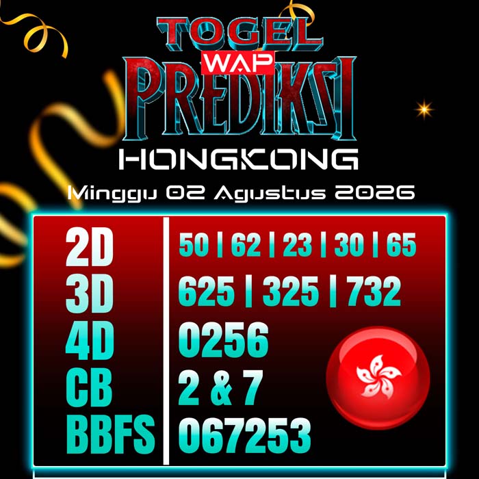 prediksi togel wap HONGKONG 2-Aug-2026