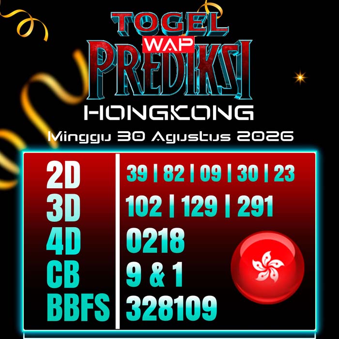 prediksi togel wap HONGKONG 30-Aug-2026