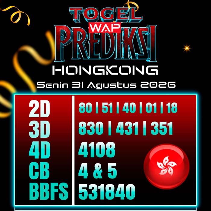 prediksi togel wap HONGKONG 31-Aug-2026