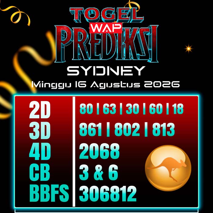 prediksi togel wap SYDNEY 16-Aug-2026