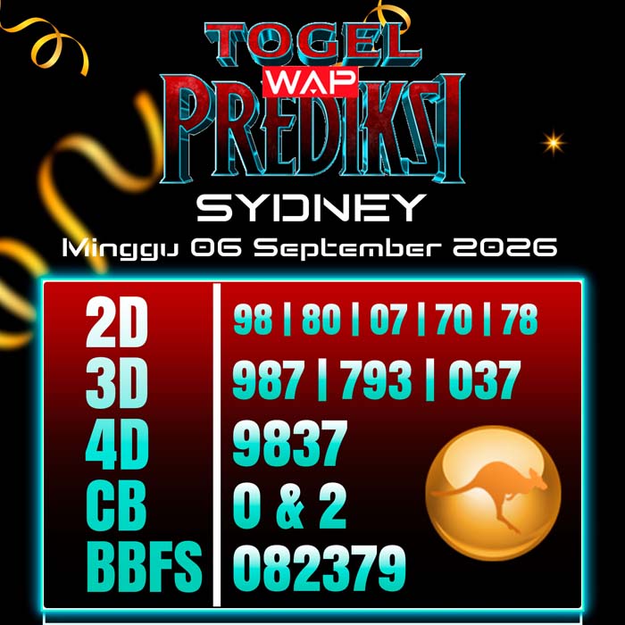 prediksi togel wap SYDNEY 6-Sep-2026